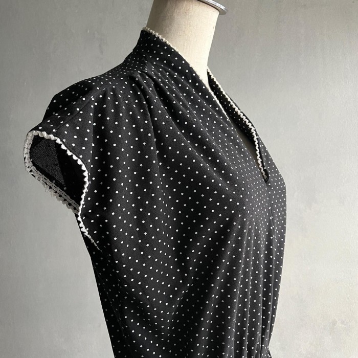 70s franky.b dot dress | Vintage.City 빈티지숍, 빈티지 코디 정보