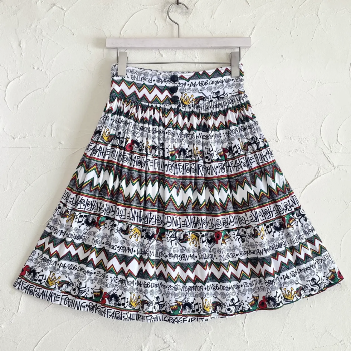 Made in Australia rastafari mini skirt | Vintage.City 빈티지숍, 빈티지 코디 정보