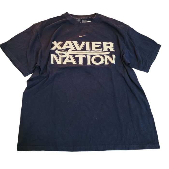 NIKE ナイキ Xavier Basketball USA古着 半袖Tシャツ | Vintage.City 빈티지숍, 빈티지 코디 정보