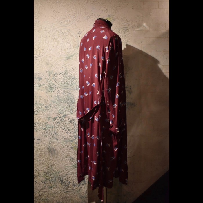 us 1950's~ atomic pattern rayon gown | Vintage.City 빈티지숍, 빈티지 코디 정보