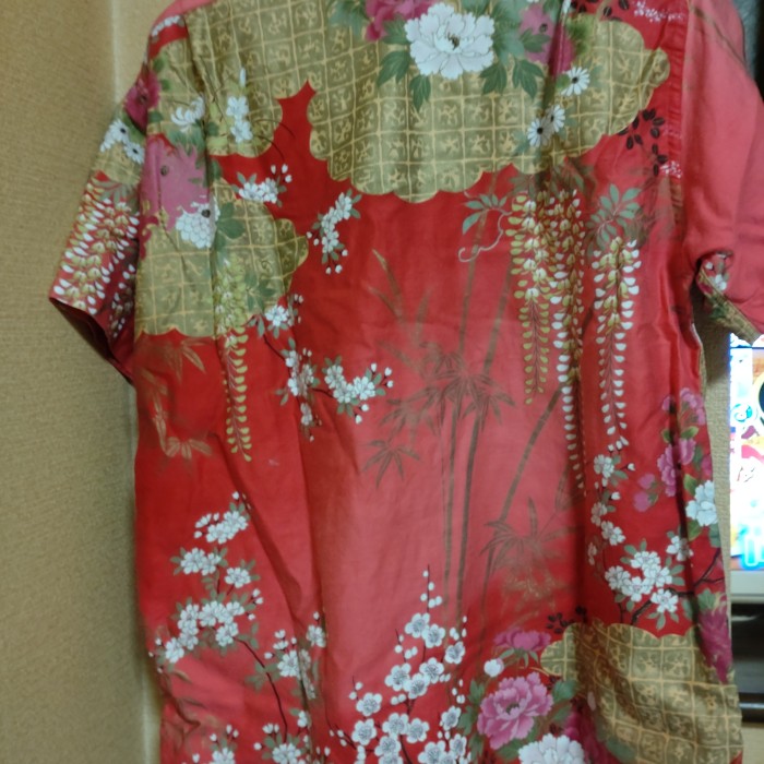 日本製和柄アロハシャツ花柄 | Vintage.City 古着屋、古着コーデ情報を発信
