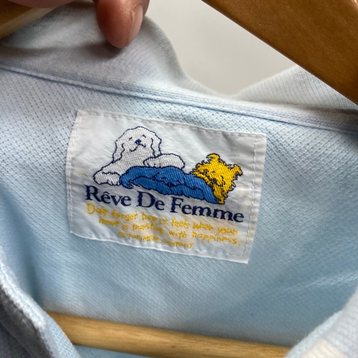 90sReve De Femme半袖ポロシャツ　M | Vintage.City 古着屋、古着コーデ情報を発信