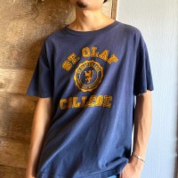 80s　Champion　S/S カレッジTシャツ　3段 フロッキープリント | Vintage.City 빈티지숍, 빈티지 코디 정보