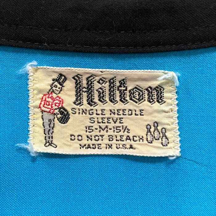 60s Hilton Bowling Shirt ボウリングシャツ USA製 | Vintage.City