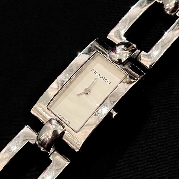 90s vintage＂NINA RICCI＂チェーンブレスレットウォッチ腕時計 | Vintage.City 빈티지숍, 빈티지 코디 정보