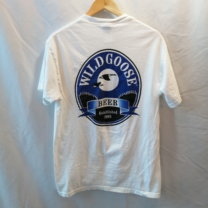 wild goose beer print T-shirt | Vintage.City 빈티지숍, 빈티지 코디 정보