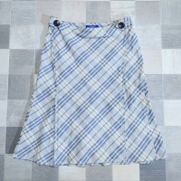BURBERRY BLUE LABEL チェック ストレッチ フレア スカート | Vintage.City ヴィンテージ 古着