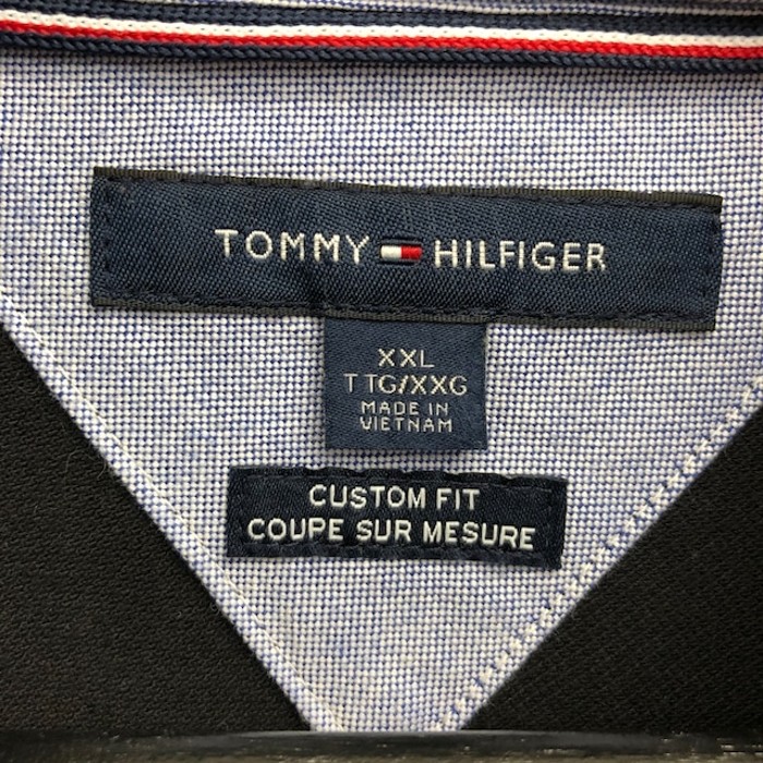 b654.90s トミーヒルフィガー ポロシャツ 刺繍ロゴ XXL | Vintage.City 古着屋、古着コーデ情報を発信