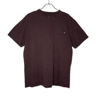 Dickies   半袖Tシャツ　L   ブランドタグ　ブラウン　ヘビーコットン | Vintage.City ヴィンテージ 古着