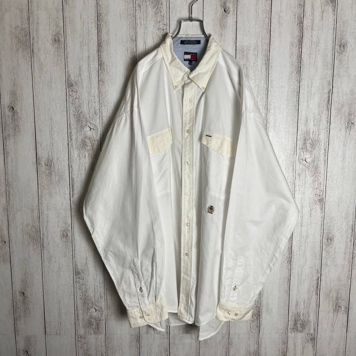 Tommy Hilfiger 90s ロゴ刺繍 オーバーサイズ BDシャツ | Vintage.City Vintage Shops, Vintage Fashion Trends
