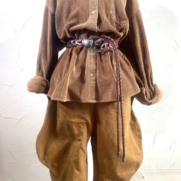Western brown leather belt | Vintage.City 古着屋、古着コーデ情報を発信