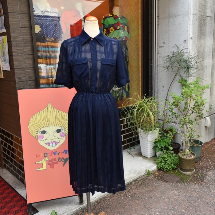 昭和の古着好きな方に人気の[東京スタイル］シンプルだけど小技が流石のワンピ | Vintage.City 古着屋、古着コーデ情報を発信