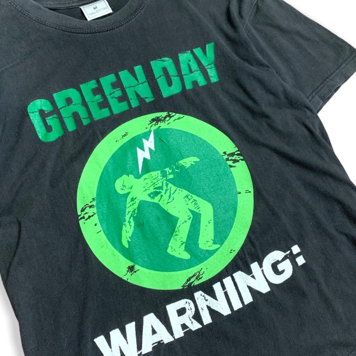 ＷＥＢ限定カラー有 【ヴィンテージ】01s GREEN DAY WARNING official