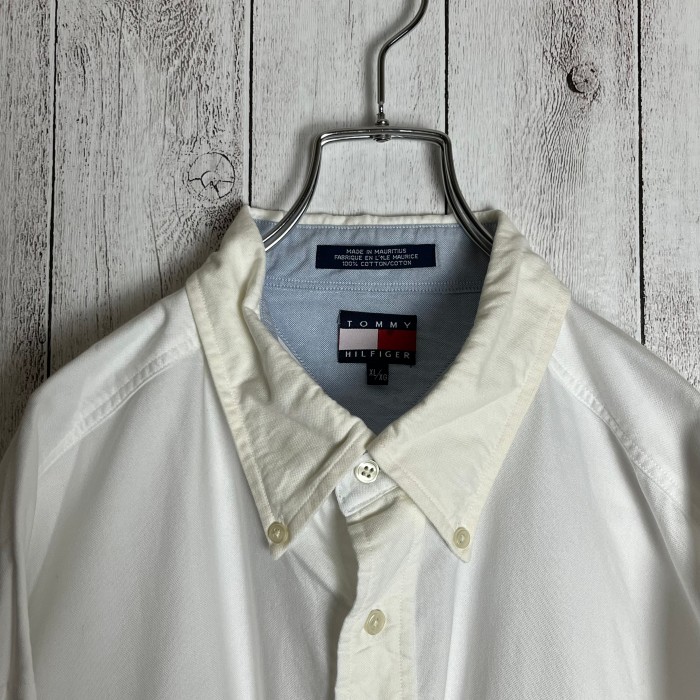 Tommy Hilfiger 90s ロゴ刺繍 オーバーサイズ BDシャツ | Vintage.City 古着屋、古着コーデ情報を発信