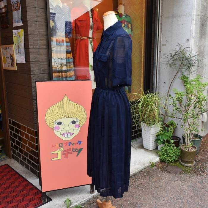 昭和の古着好きな方に人気の[東京スタイル］シンプルだけど小技が流石のワンピ | Vintage.City 古着屋、古着コーデ情報を発信