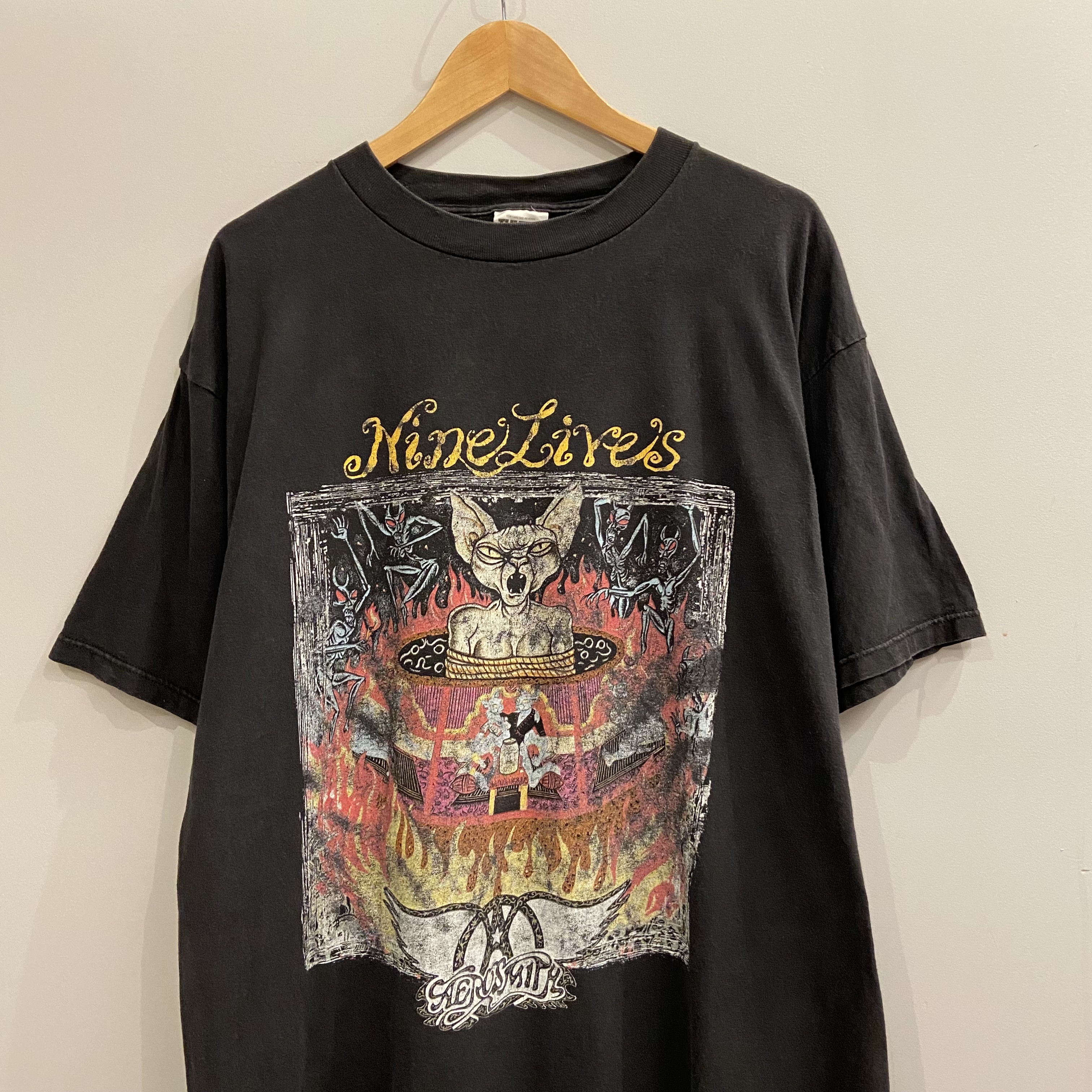 00年代 エアロスミス Nine Lives バンドTシャツ メンズXL | Vintage.City