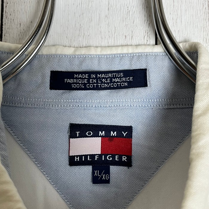 Tommy Hilfiger 90s ロゴ刺繍 オーバーサイズ BDシャツ | Vintage.City 古着屋、古着コーデ情報を発信
