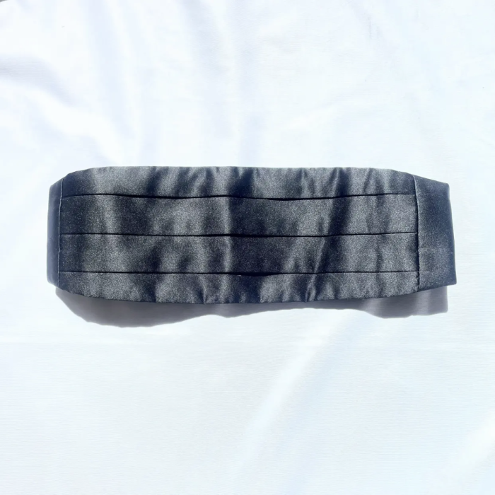 USA black pleats corset type sush belt | Vintage.City 古着屋、古着コーデ情報を発信