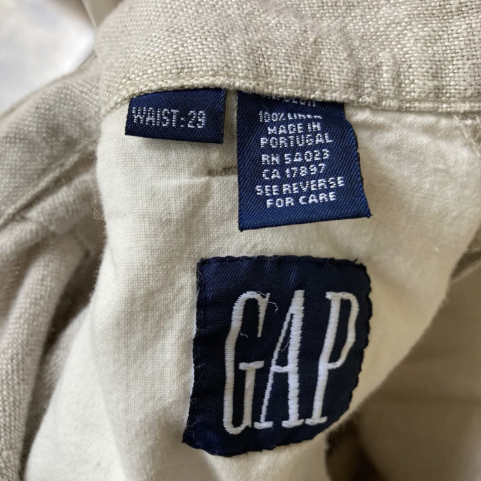 old GAP linen short pants | Vintage.City 古着屋、古着コーデ情報を発信