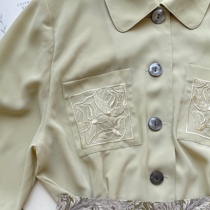 embroidery pocket blouse | Vintage.City Vintage Shops, Vintage Fashion Trends