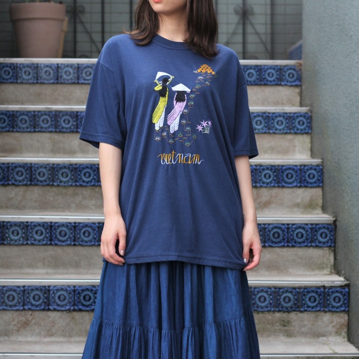 USA VINTAGEアメリカ古着ベトナム刺繍デザインTシャツ | Vintage.City 빈티지숍, 빈티지 코디 정보