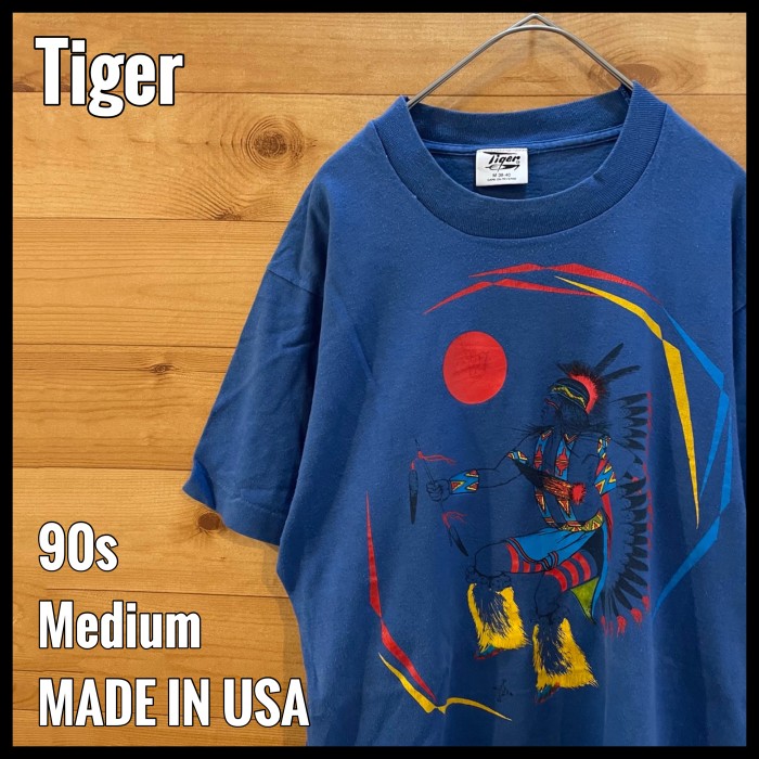 【Tiger】90s USA製 イラスト プリント Tシャツ ビンテージ 古着 | Vintage.City 古着屋、古着コーデ情報を発信