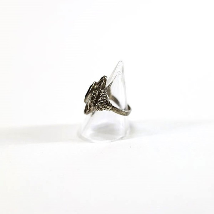 Silver Amethyst and Marcasite SilverRing | Vintage.City 古着屋、古着コーデ情報を発信