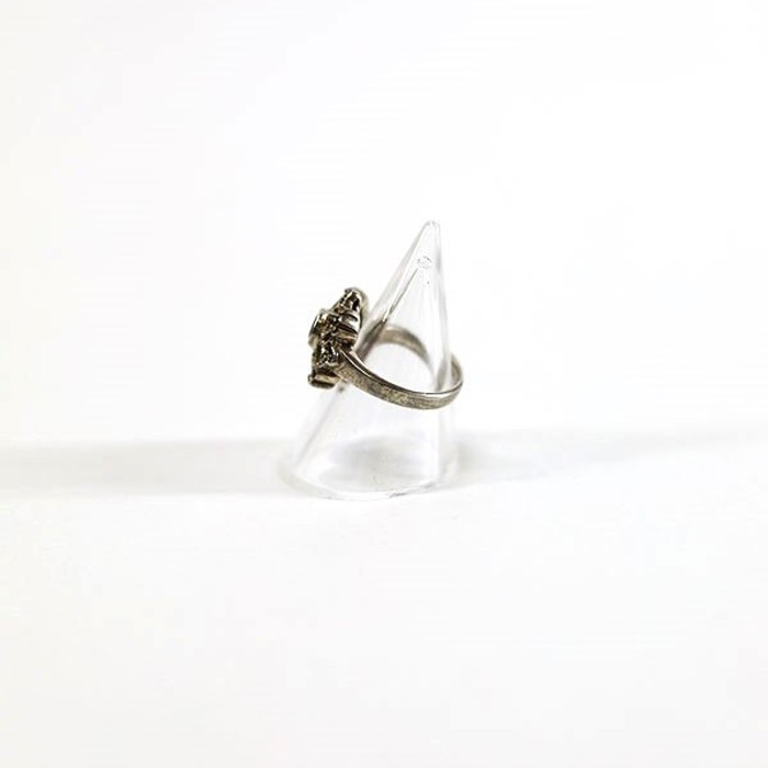Silver Garnet and Marcasite Silver Ring | Vintage.City 빈티지숍, 빈티지 코디 정보