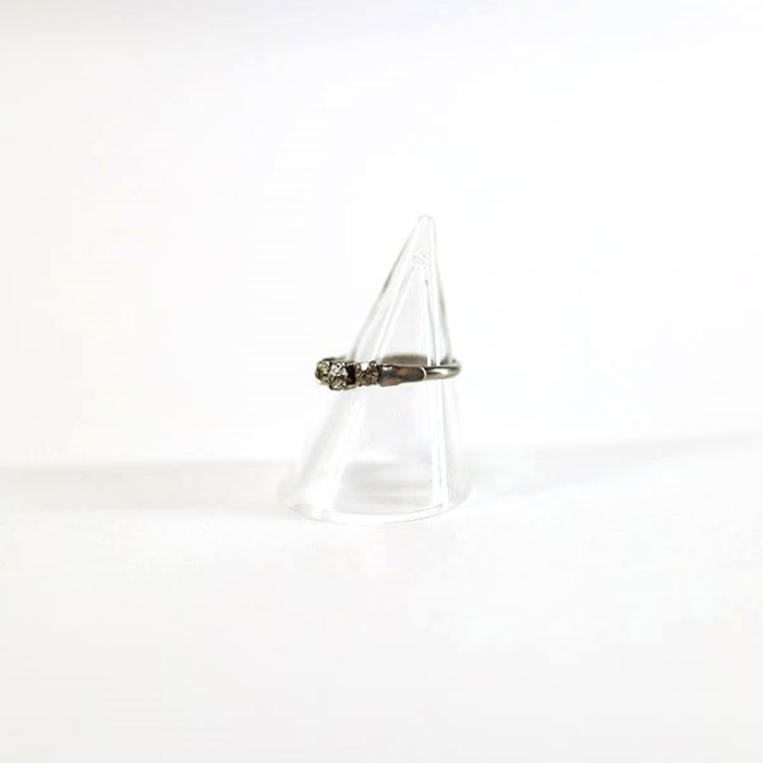 Silver Zirconia design Silver Ring Size9 | Vintage.City 빈티지숍, 빈티지 코디 정보