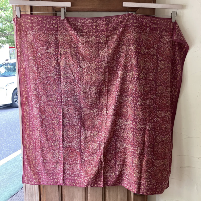 ANOKHI india cotton large scarf | Vintage.City 古着屋、古着コーデ情報を発信