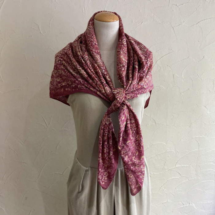 ANOKHI india cotton large scarf | Vintage.City 빈티지숍, 빈티지 코디 정보