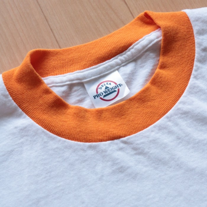 Vintage orange ringer t shirt | Vintage.City 古着屋、古着コーデ情報を発信