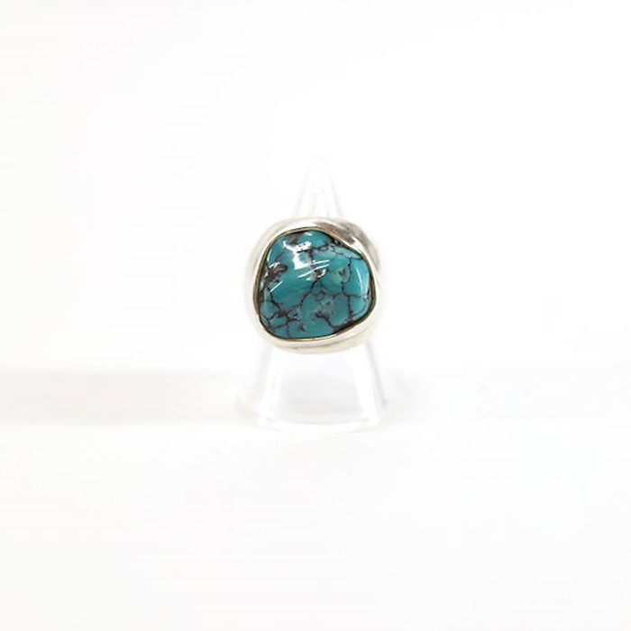 Silver925 Turquoise Design Silver Ring | Vintage.City 古着屋、古着コーデ情報を発信