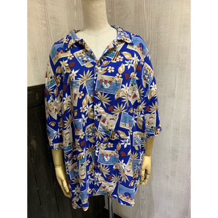 90s 00s Disney store ミニーマウス アロハシャツ 柄シャツ | Vintage.City 古着屋、古着コーデ情報を発信