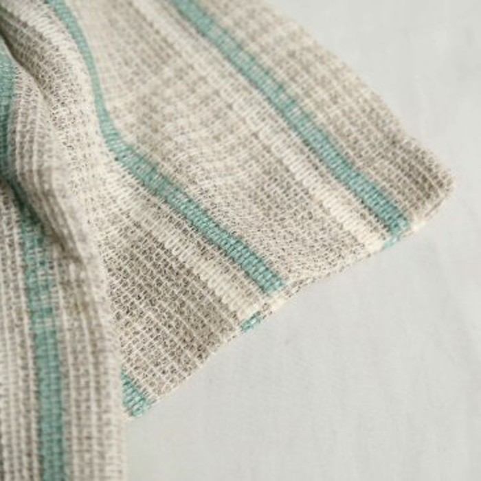 Stripe pattern knitting lib polo shirt | Vintage.City 古着屋、古着コーデ情報を発信