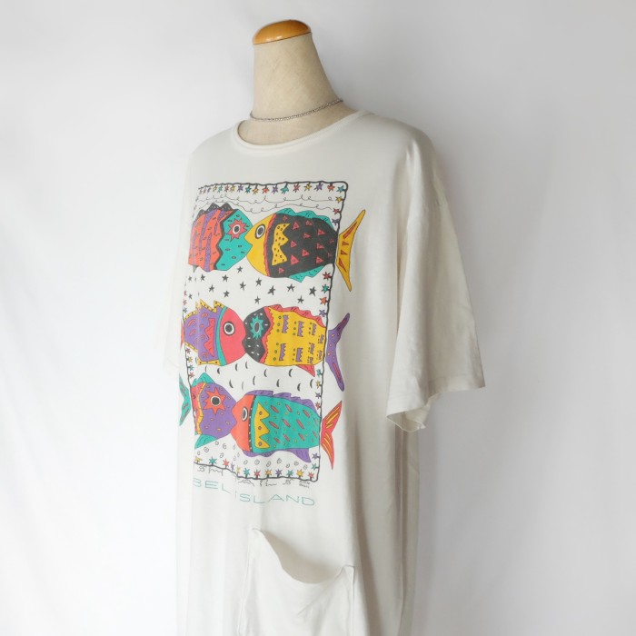 Made in usa 90s vintage fish tee t-shirt | Vintage.City 古着屋、古着コーデ情報を発信