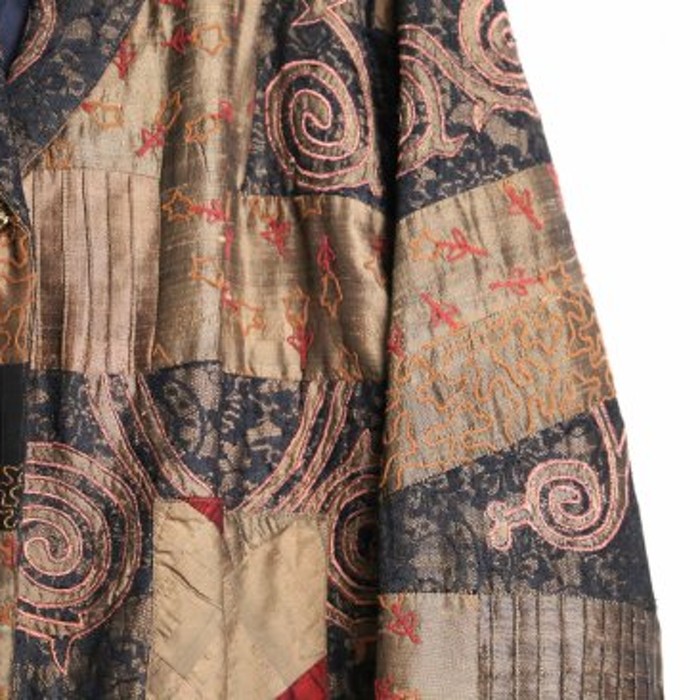 various pattern gobelin patchwork jacket | Vintage.City 古着屋、古着コーデ情報を発信