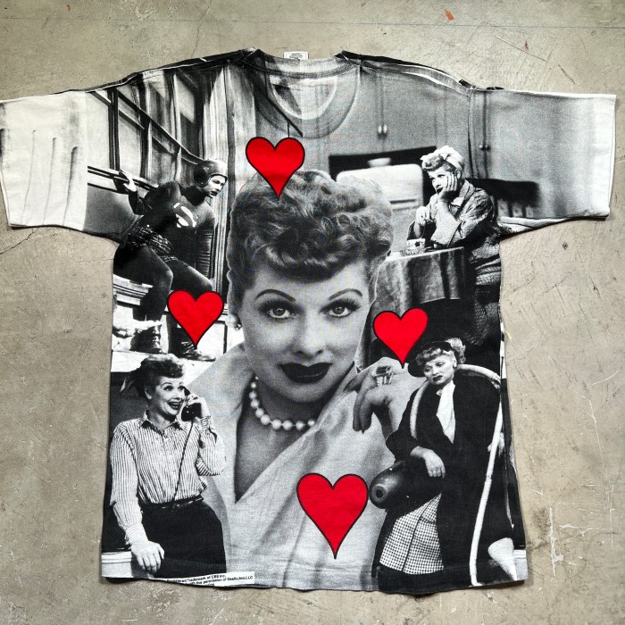 90's I Love Lucy アイラブルーシー オールオーバープリントTee | Vintage.City Vintage Shops, Vintage Fashion Trends