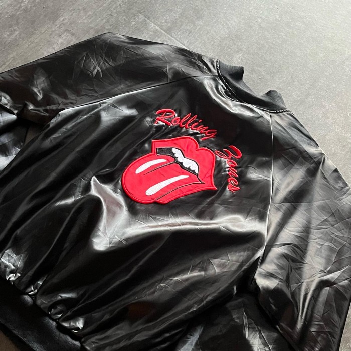 Rolling Stones Embroidery Nylon Blouson | Vintage.City 古着屋、古着コーデ情報を発信