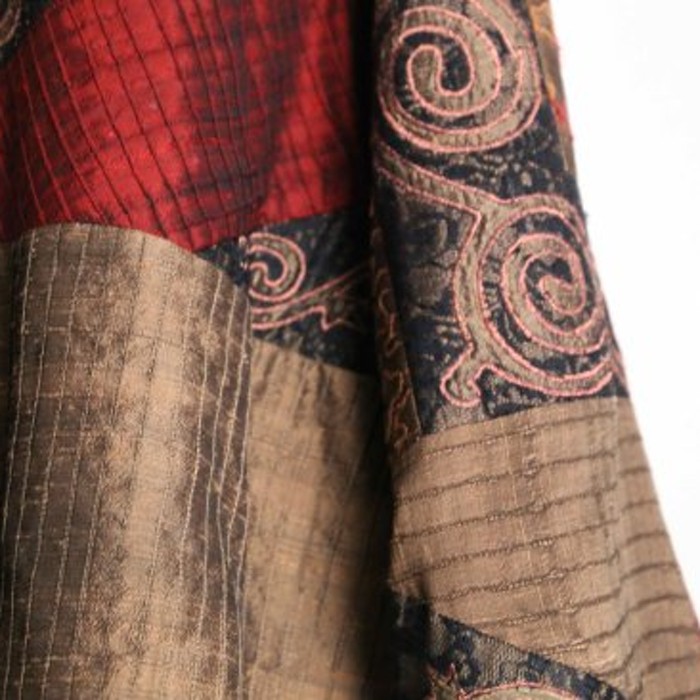various pattern gobelin patchwork jacket | Vintage.City 古着屋、古着コーデ情報を発信