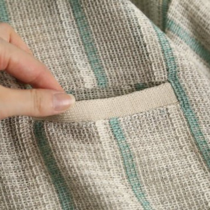 Stripe pattern knitting lib polo shirt | Vintage.City 古着屋、古着コーデ情報を発信