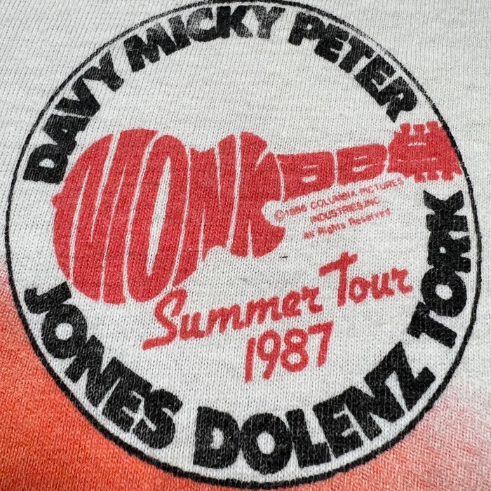 80's MONKEES Summer Tour 1987 ツアーTee | Vintage.City 古着屋、古着コーデ情報を発信