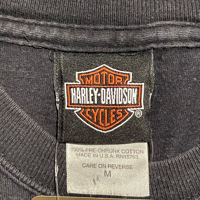 HARLEY-DAVIDSON プリントTシャツ　アメリカ製　Mサイズ　ブラック | Vintage.City 빈티지숍, 빈티지 코디 정보