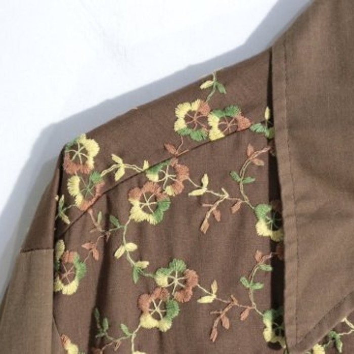 flower design embroidery western shirt. | Vintage.City Vintage Shops, Vintage Fashion Trends