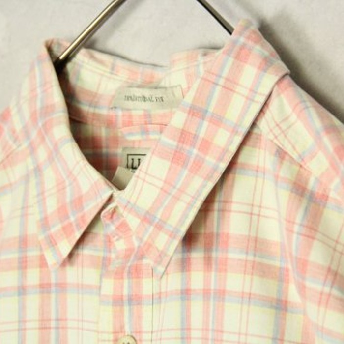 cute pink madras check shirt | Vintage.City 빈티지숍, 빈티지 코디 정보