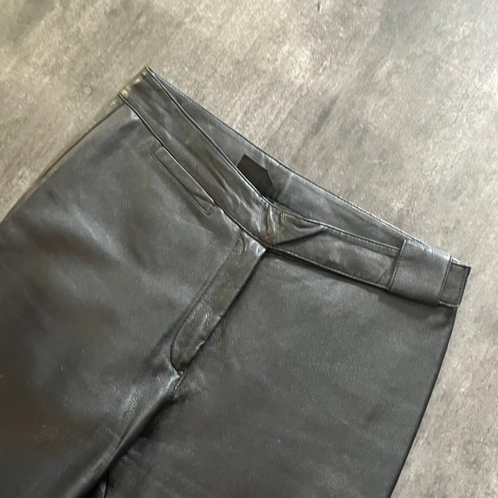 Leather Flare Pants | Vintage.City 古着屋、古着コーデ情報を発信