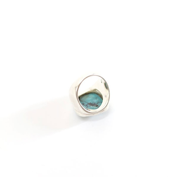 Silver925 Turquoise Design Silver Ring | Vintage.City 古着屋、古着コーデ情報を発信