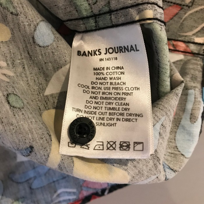 BANKS JOURNAL クレイジーパターン シャツ Mサイズ | Vintage.City 古着屋、古着コーデ情報を発信