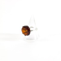 Silver925 Amber Design Silver Ring 15号 | Vintage.City ヴィンテージ 古着