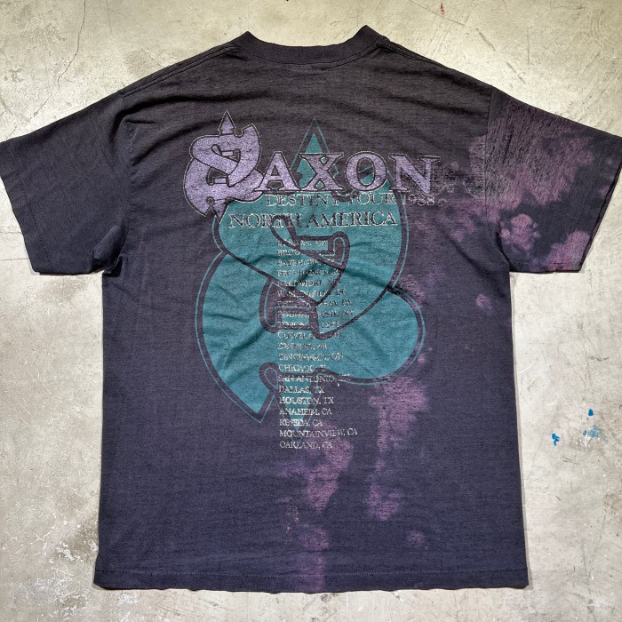 80's SAXON サクソン DESTINEY USA TOUR Tee | Vintage.City 古着屋、古着コーデ情報を発信